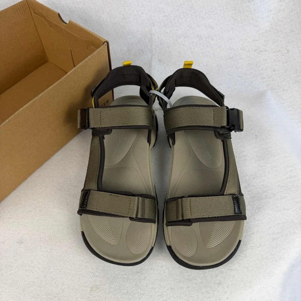 G.H. Bass Trek Sport Sandals Moss Green Adjustable Straps Mens US 10 UK 9